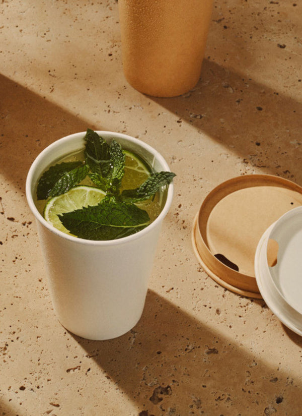 Verres en bambou froids 90mm