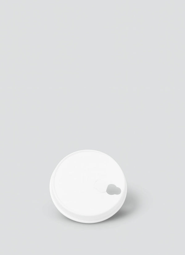 Couvercles en papier blanc