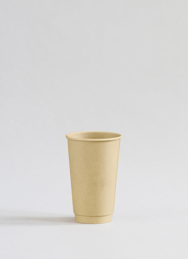 Bamboo Double-Walled Cups 16oz (90mm)