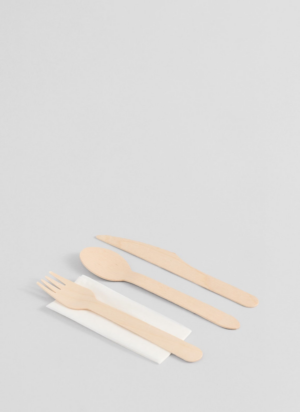 Kits d'ustensiles en bois