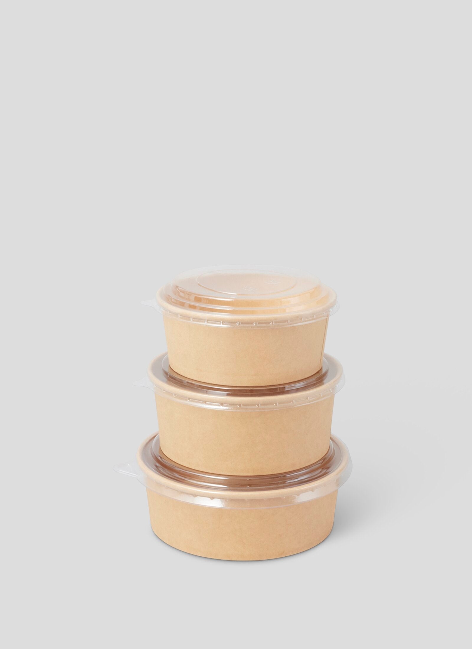 Sustainable Packaging Bamboo bowls with lids 