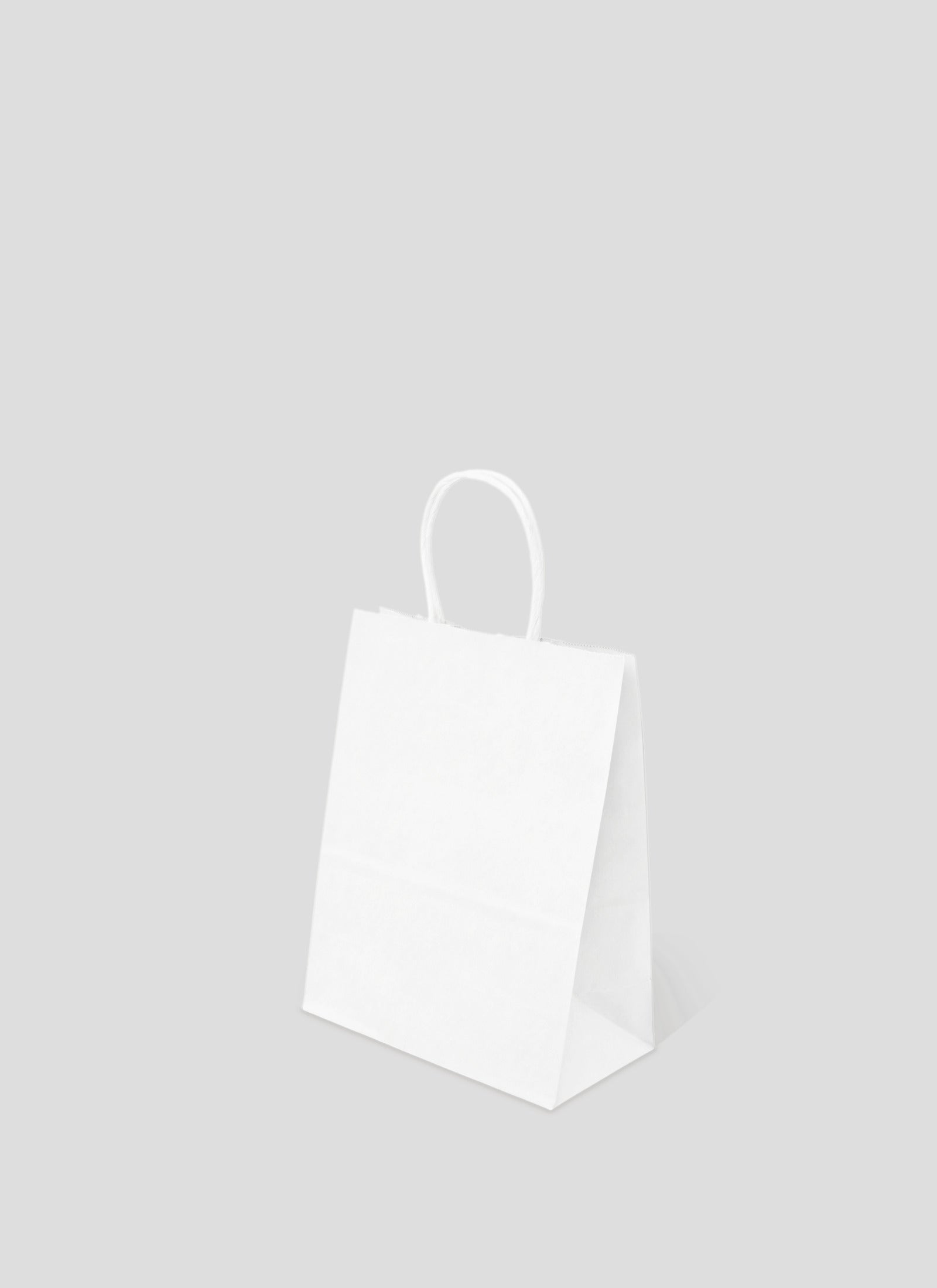 Medium White Bistro Bags side view - Soyle 