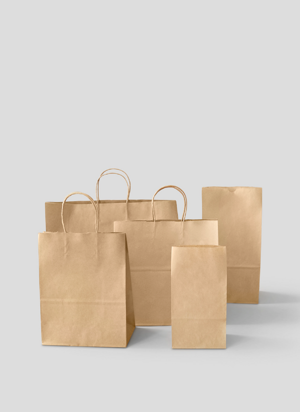 Group of Soyle Bags for food carry out 